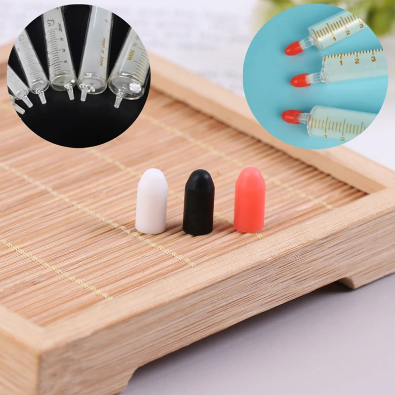 10Pcs Silicone Rubber Storage Cap Needle Cover Syringe Sealing Test Tube End Cap Sealing Head Gasket Rubber Head Syringe Plug
10Pcs Silicone Rubber Storage Cap Needle Cover Syringe Sealing Test Tube End Cap Sealing Head Gasket Rubber Head Syringe Plug