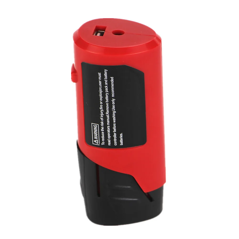 Portable ABS Red Tools Replacement Converter Power Source Safe Adapter Charger USB For Milwaukee Lithium Battery 12V M12
Portable ABS Red Tools Replacement Converter Power Source Safe Adapter Charger USB For Milwaukee Lithium Battery 12V M12