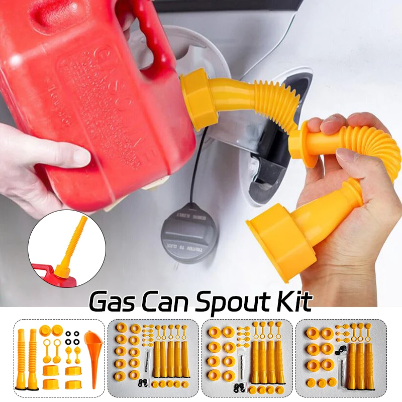 Car Gas Can Spout Nozzle Vent Kit For Plastic Replacement Gas Cans Old Style Cap Gas Tank Nozzle Refueling Car Accessories
Car Gas Can Spout Nozzle Vent Kit For Plastic Replacement Gas Cans Old Style Cap Gas Tank Nozzle Refueling Car Accessories