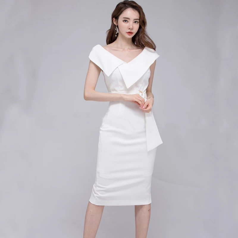 2022 Summer New Korean Fashion Temperament Elegant Lace Up Sim Bodycon Pencil Dress Office OL Dresses
2022 Summer New Korean Fashion Temperament Elegant Lace Up Sim Bodycon Pencil Dress Office OL Dresses