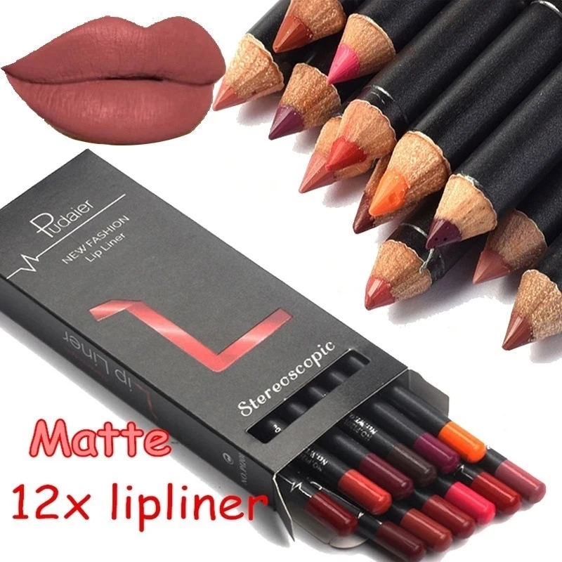 12 Colors Lip Liner Pencil Nude Matte Lipliner Lipstick Liner Professional Makeup Kit Moisturizing Waterproof Long Lasting
12 Colors Lip Liner Pencil Nude Matte Lipliner Lipstick Liner Professional Makeup Kit Moisturizing Waterproof Long Lasting