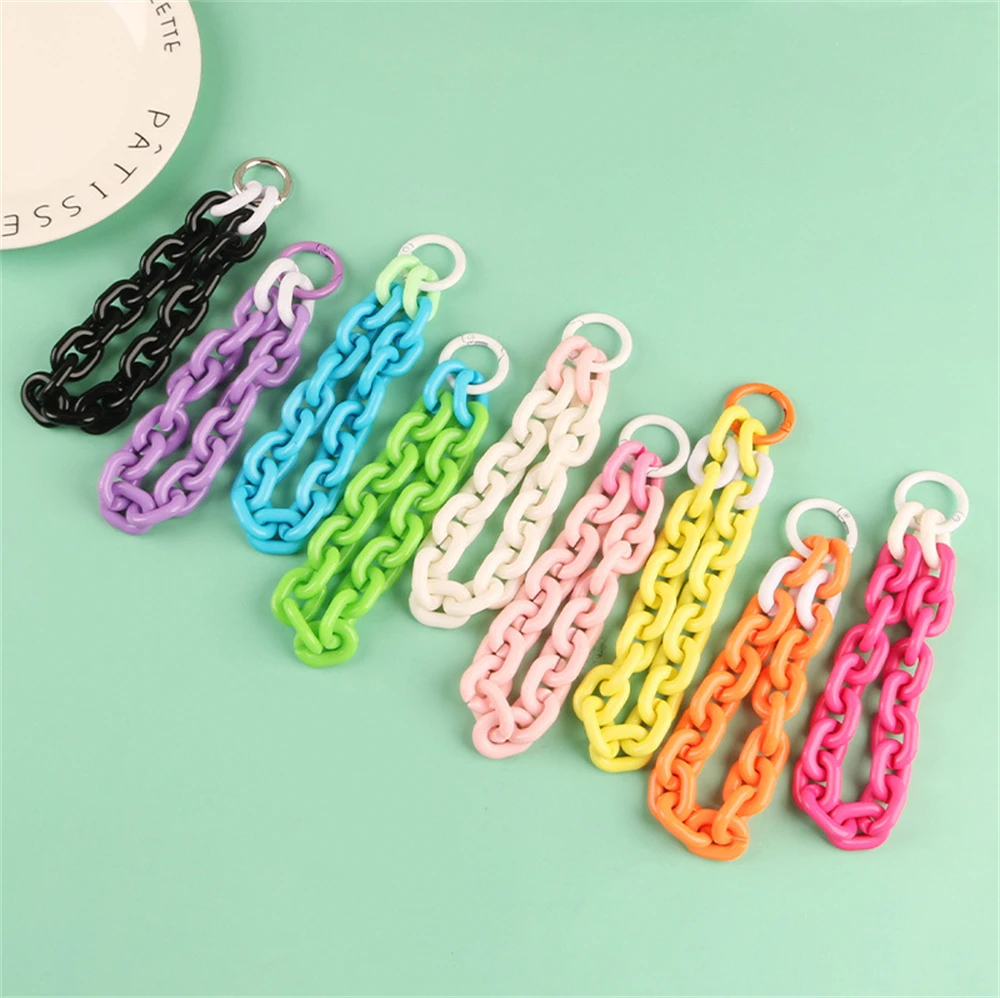 1 Piece Colorful O Chains Keychain Women Men Fashin Link Chain Car Keyring Female Jewelry Accessories Bag Backpack Decoration
1 Piece Colorful O Chains Keychain Women Men Fashin Link Chain Car Keyring Female Jewelry Accessories Bag Backpack Decoration