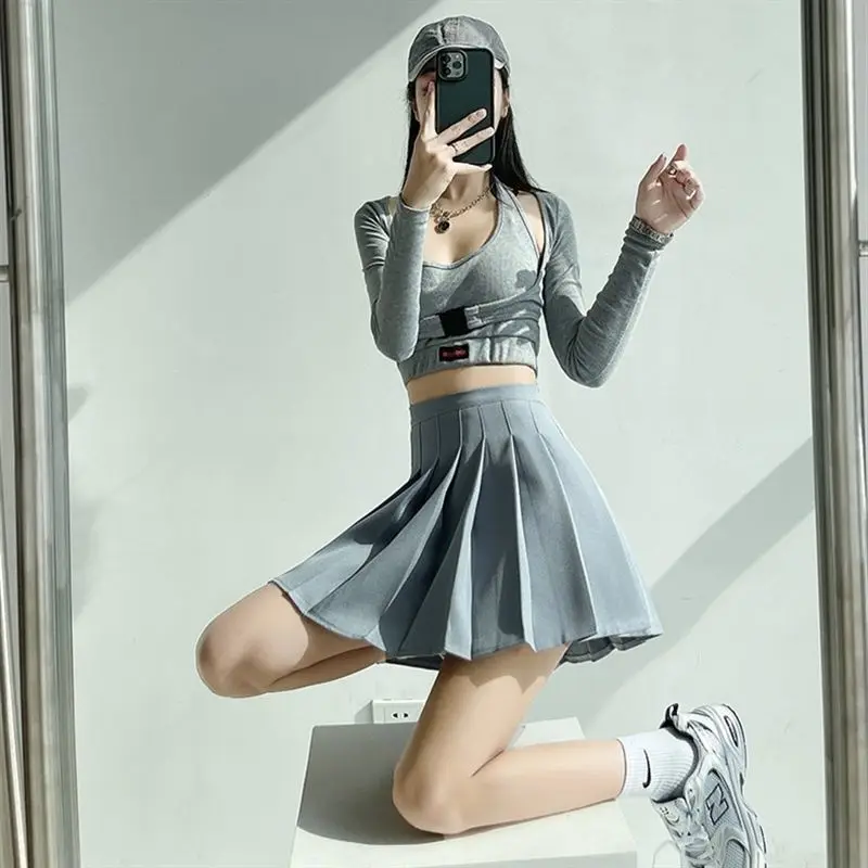 FairyShely Summer Black Pleated Mini Skirt Women 2022 Wear School Skirts Korean High Waist Tennis Cute Short Skirt
FairyShely Summer Black Pleated Mini Skirt Women 2022 Wear School Skirts Korean High Waist Tennis Cute Short Skirt