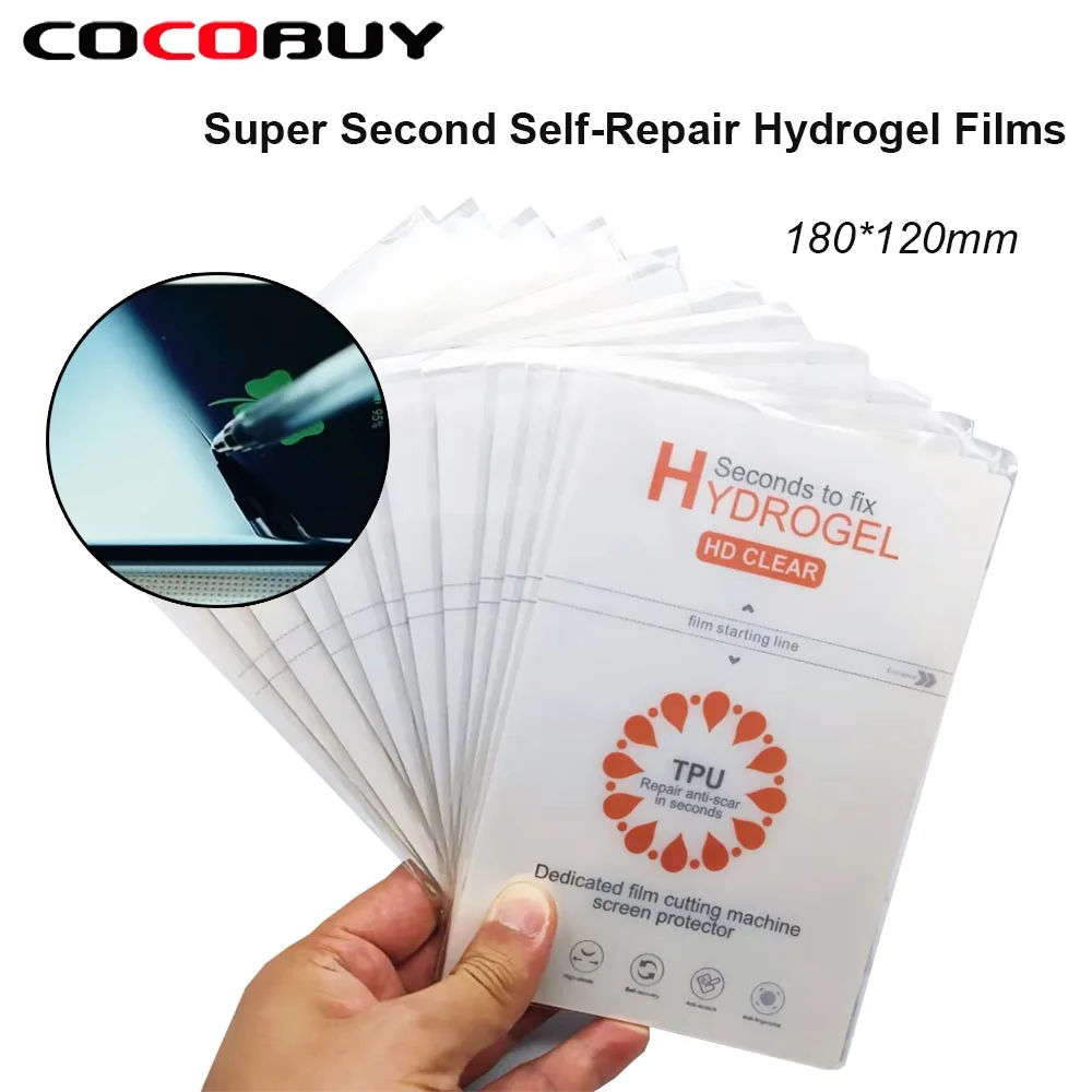 Super Self-Repair Hydrogel Films Screen Recovery Protector Films Suitable For All Film Cutting Machine Protective Repair Films
Super Self-Repair Hydrogel Films Screen Recovery Protector Films Suitable For All Film Cutting Machine Protective Repair Films