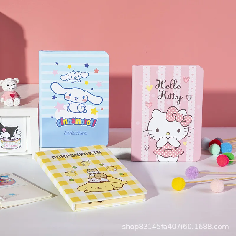 Kawaii Sanrios Series Cinnamoroll My Melody Pom Pom Purin Notebook Hand Book Cute Cartoon Anime Notepad Holiday Stationery Gifts 
Kawaii Sanrios Series Cinnamoroll My Melody Pom Pom Purin Notebook Hand Book Cute Cartoon Anime Notepad Holiday Stationery Gifts