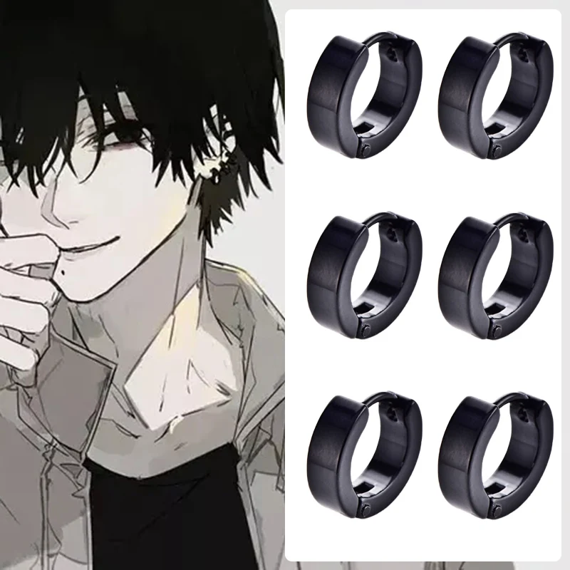 Chainsaw Man Yoshida Hirofumi Earrings Black Ear Clips Anime Denji Cosplay Accessory Halloween Party Gift Jewelry Men Prop
Chainsaw Man Yoshida Hirofumi Earrings Black Ear Clips Anime Denji Cosplay Accessory Halloween Party Gift Jewelry Men Prop