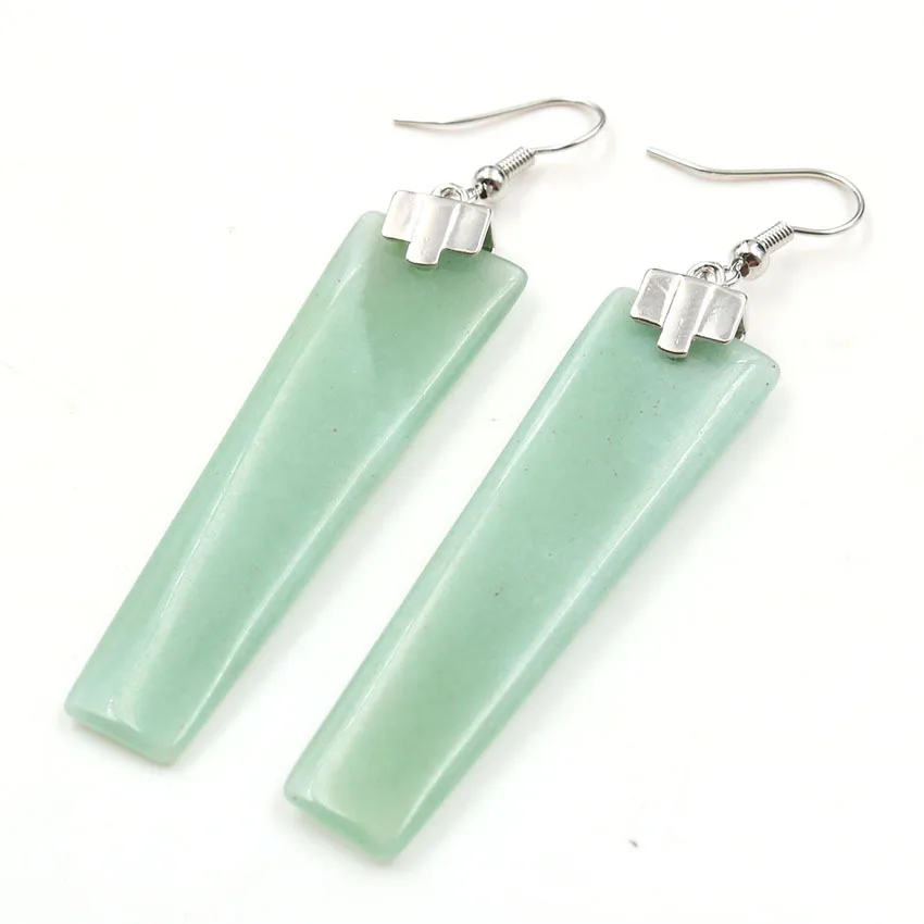 Sterling Silver Green Aventurine Drop Earrings Vintage Geometric Rectangle Gemstone Pendant Dangle Ear Jewelry Women Girls
Sterling Silver Green Aventurine Drop Earrings Vintage Geometric Rectangle Gemstone Pendant Dangle Ear Jewelry Women Girls