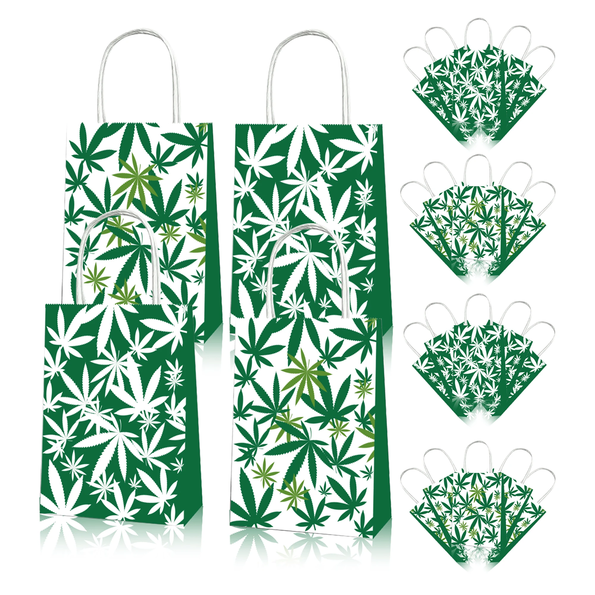 BD039 12Pcs Summer Hawaii Green Castor Leaves Birthday Party Portable Packing Tote Paper Gift Bags Baby Shower Party Decorations
BD039 12Pcs Summer Hawaii Green Castor Leaves Birthday Party Portable Packing Tote Paper Gift Bags Baby Shower Party Decorations