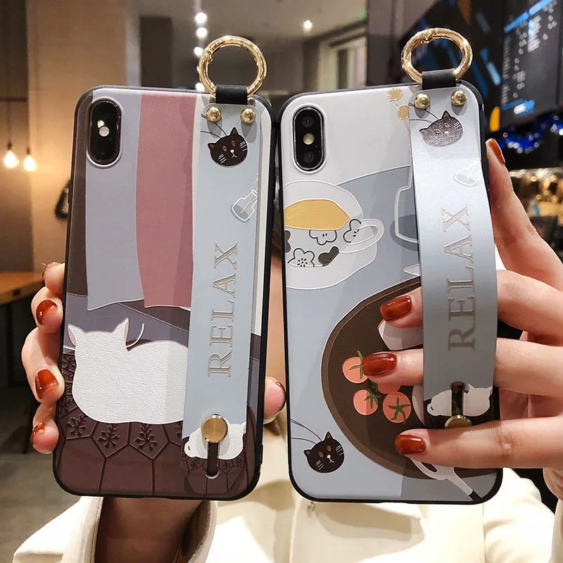 Чехол для телефона iPhone 13, 12, 11 Pro Max, XR, XS, X, 7, 8, 6S Plus, мультяшный Кот, ремешок на запястье, держатель, мягкий ремешок на руку, чехол для iphone 13pro
Чехол для телефона iPhone 13, 12, 11 Pro Max, XR, XS, X, 7, 8, 6S Plus, мультяшный Кот, ремешок на запястье, держатель, мягкий ремешок на руку, чехол для iphone 13pro