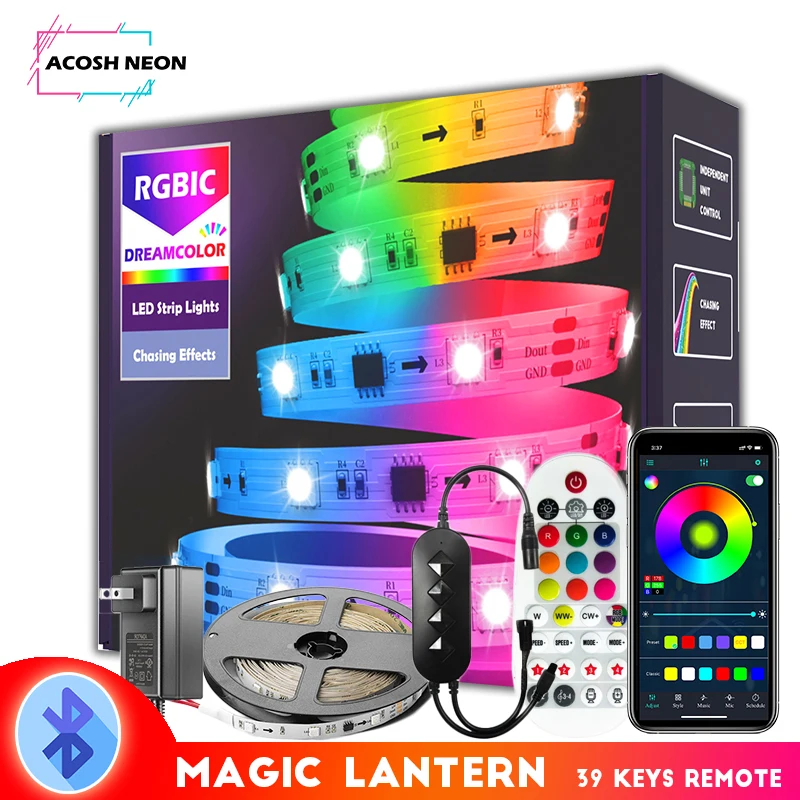 10M rgbic led strip lights dreamcolor with 29keys remote control Individually Addressable LED Strip lights lighting led for home
10M rgbic led strip lights dreamcolor with 29keys remote control Individually Addressable LED Strip lights lighting led for home