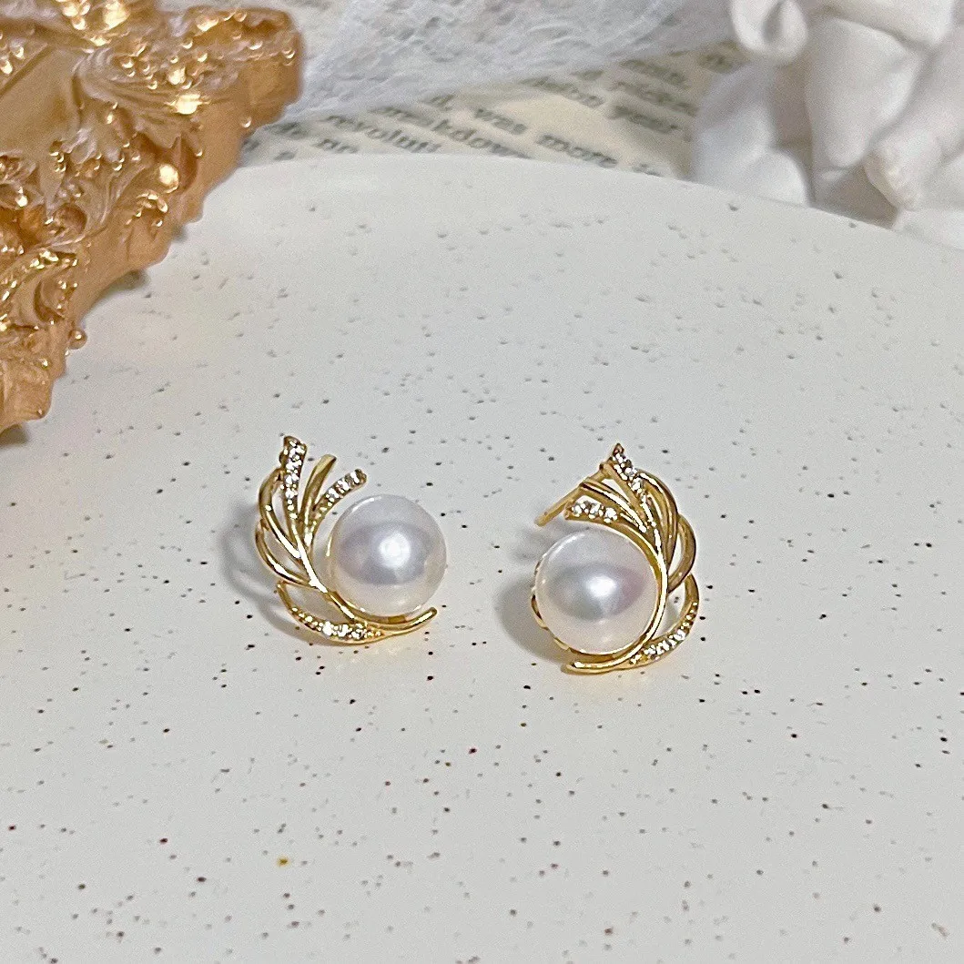 New Fashion Natural Freshwater Pearl Fengyu Design 14k Gold Filled Ladies Charm Stud Earrings Jewelry For Women Wedding Gifts
New Fashion Natural Freshwater Pearl Fengyu Design 14k Gold Filled Ladies Charm Stud Earrings Jewelry For Women Wedding Gifts
