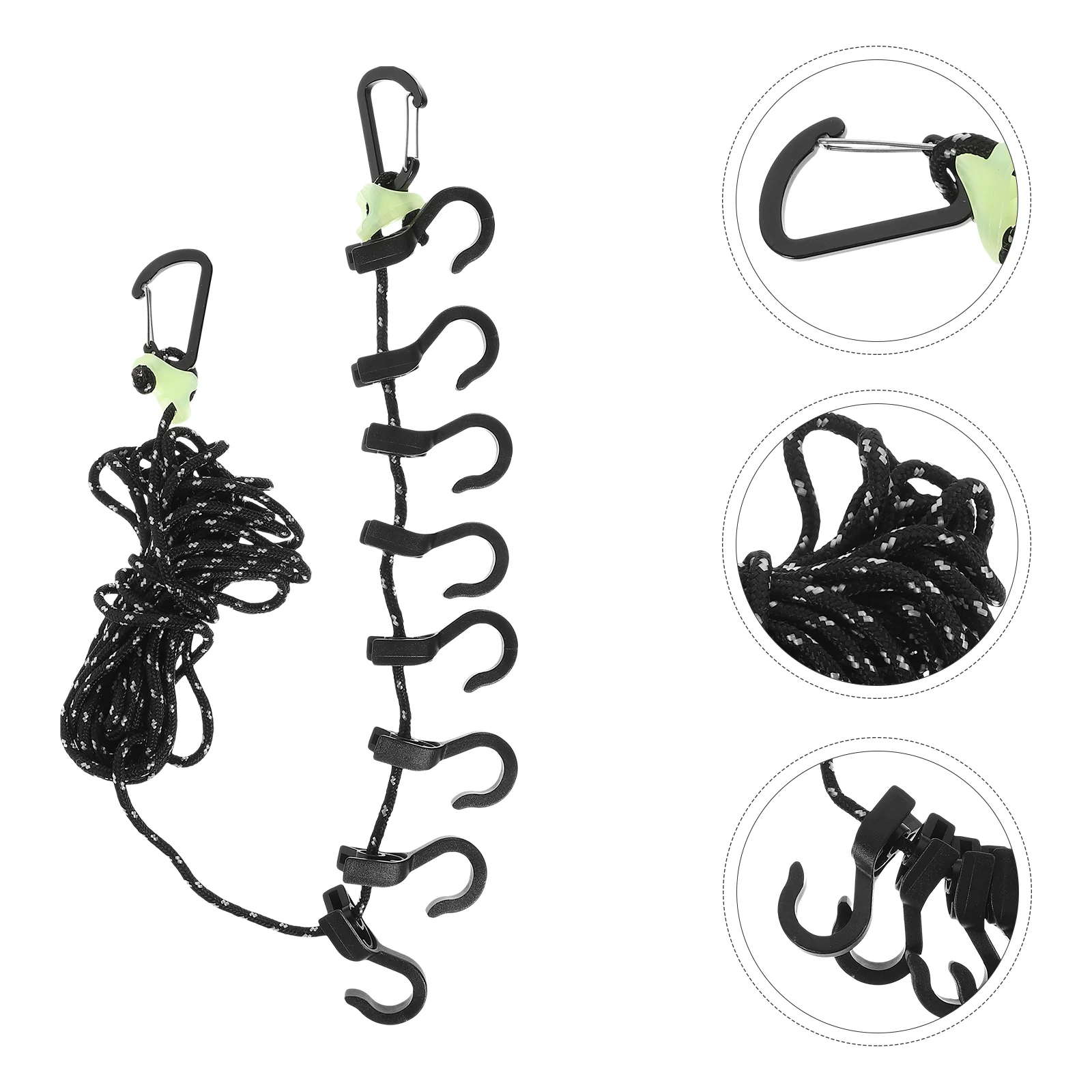 Clothesline Adjustable Non-slip Drying Rope Rack Lanyard Clip Hanging Fiber Nylon Clotheslines Travel Collapsible
Clothesline Adjustable Non-slip Drying Rope Rack Lanyard Clip Hanging Fiber Nylon Clotheslines Travel Collapsible