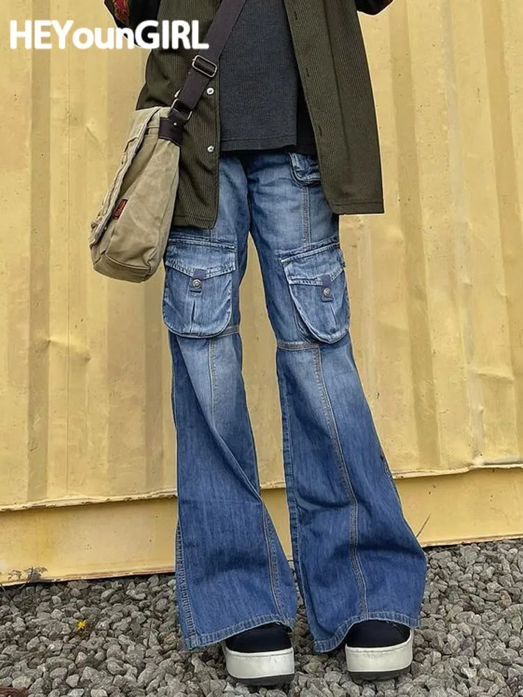 HEYounGIRL Streetwear Baggy Jeans With Pockets Korean Fashion Girl Harajuku Casual Denim Pants Autumn 2022 Wide Leg Trousers Y2K
HEYounGIRL Streetwear Baggy Jeans With Pockets Korean Fashion Girl Harajuku Casual Denim Pants Autumn 2022 Wide Leg Trousers Y2K