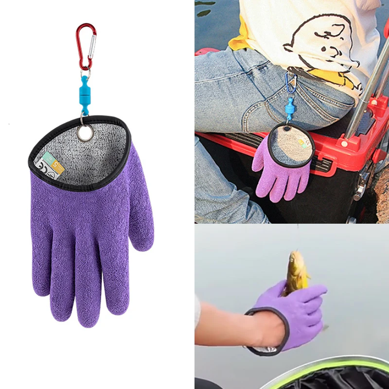 Waterproof Fishing Gloves Catching Thicken Anti-Stab Protect Hand Sea Fishing Anti-Slip Fish Gloves with Strong Magnetic Buckle
Waterproof Fishing Gloves Catching Thicken Anti-Stab Protect Hand Sea Fishing Anti-Slip Fish Gloves with Strong Magnetic Buckle
