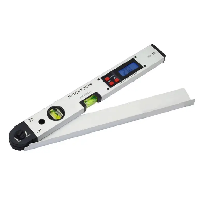 

0-225 Degree Digital Angle Level Meter Electronic Protractor Inclinometer with Dual Gradienter for Horizontal Vertical Gauge
