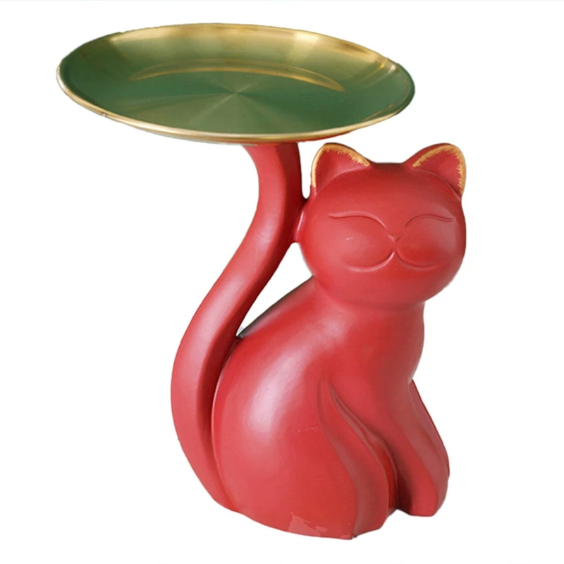 Nordic Cat Figurines Storage Tray Display Craft Fruit Plate Resin Sundries Holder Ornaments Home Decoration Gift
Nordic Cat Figurines Storage Tray Display Craft Fruit Plate Resin Sundries Holder Ornaments Home Decoration Gift