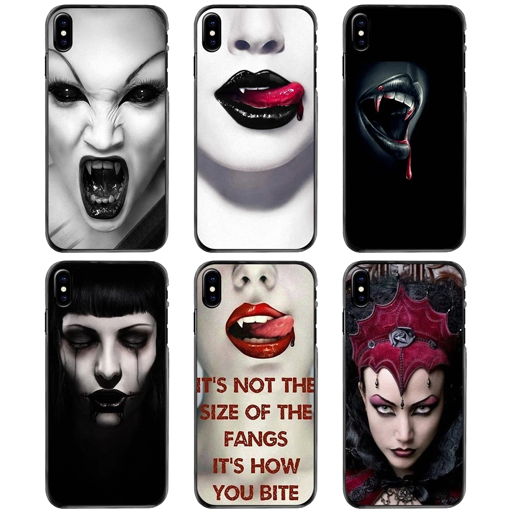 

Hard Phone Shell Case For Apple iPhone 11 12 13 14 Pro MAX Mini 5 5S SE 6 6S 7 8 Plus 10 X XR XS Bite Me blood Sexy Vampire lips