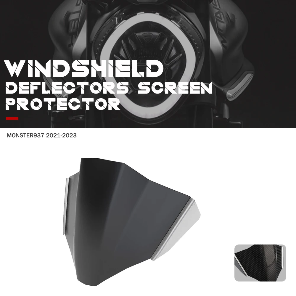 NEW Motorcycle For Ducati Monster 937 Monster937 2021 2022 2023 Wind Shield Screen Deflectors Protector Windshield Windscreen
NEW Motorcycle For Ducati Monster 937 Monster937 2021 2022 2023 Wind Shield Screen Deflectors Protector Windshield Windscreen