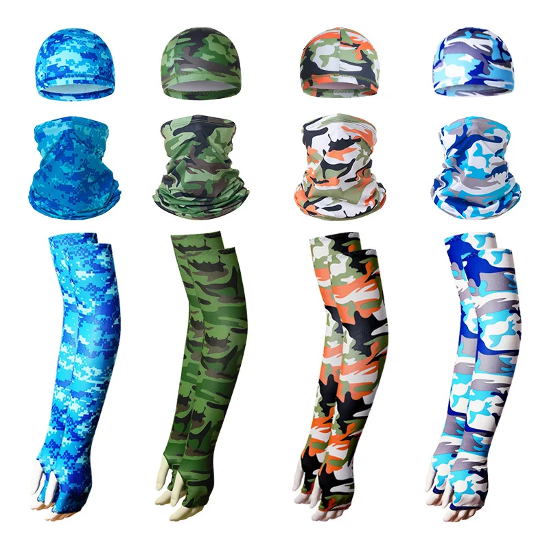 Outdoor sunscreen bicycle helmet lining, riding cap ice silk scarf scarf mid-length sleeves
Outdoor sunscreen bicycle helmet lining, riding cap ice silk scarf scarf mid-length sleeves