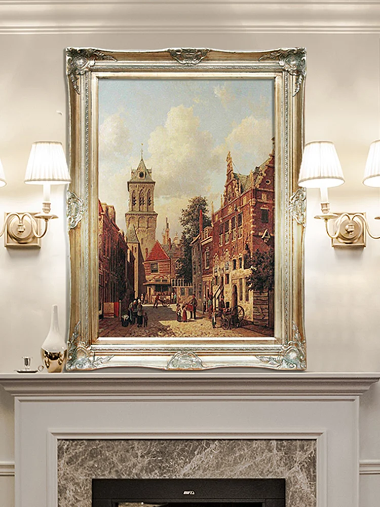 European Style Porch Hanging Painting Hand-painted Oil Painting American Restaurant Painting Landscape Architectural Mural
European Style Porch Hanging Painting Hand-painted Oil Painting American Restaurant Painting Landscape Architectural Mural