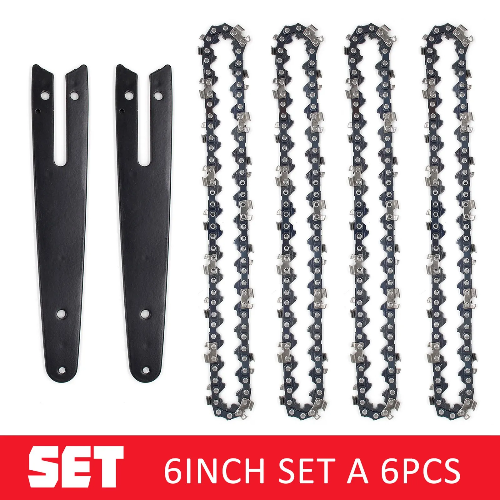 4/6 inch chain and guide plate set for electric saws to trim high-quality and durable chain saw accessories
4/6 inch chain and guide plate set for electric saws to trim high-quality and durable chain saw accessories