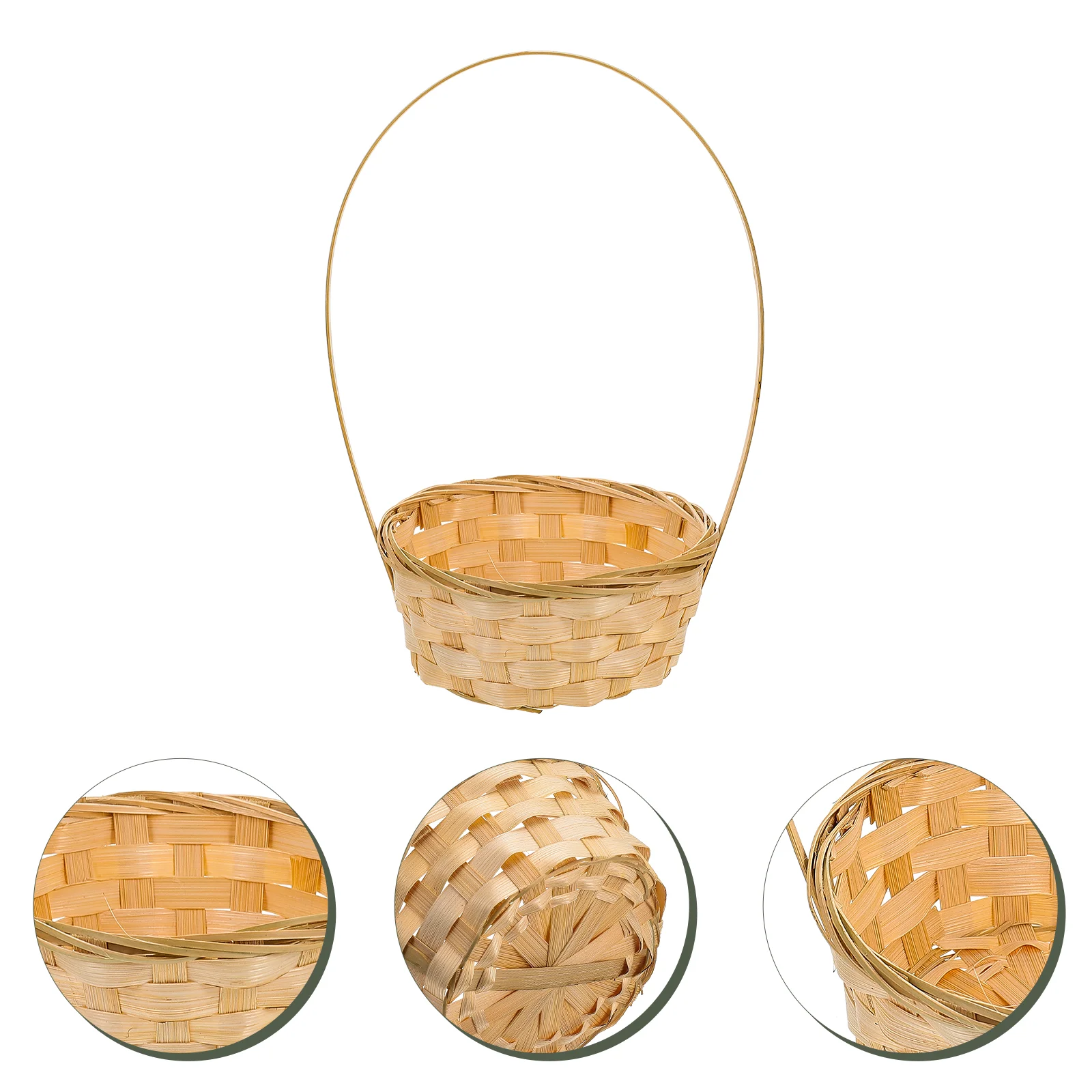 2Pcs Portable Storage Baskets Flower Arrangement Basket Woven Basket with Handle for Home Storage Dried Flowers Camping
2Pcs Portable Storage Baskets Flower Arrangement Basket Woven Basket with Handle for Home Storage Dried Flowers Camping