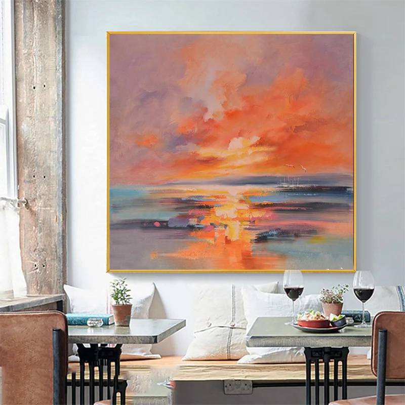 100% ручная роспись, морской закат, абстрактная картина маслом на холсте, высокое качество, настенное искусство для гостиной, крыльца, домашни...
100% ручная роспись, морской закат, абстрактная картина маслом на холсте, высокое качество, настенное искусство для гостиной, крыльца, домашни...