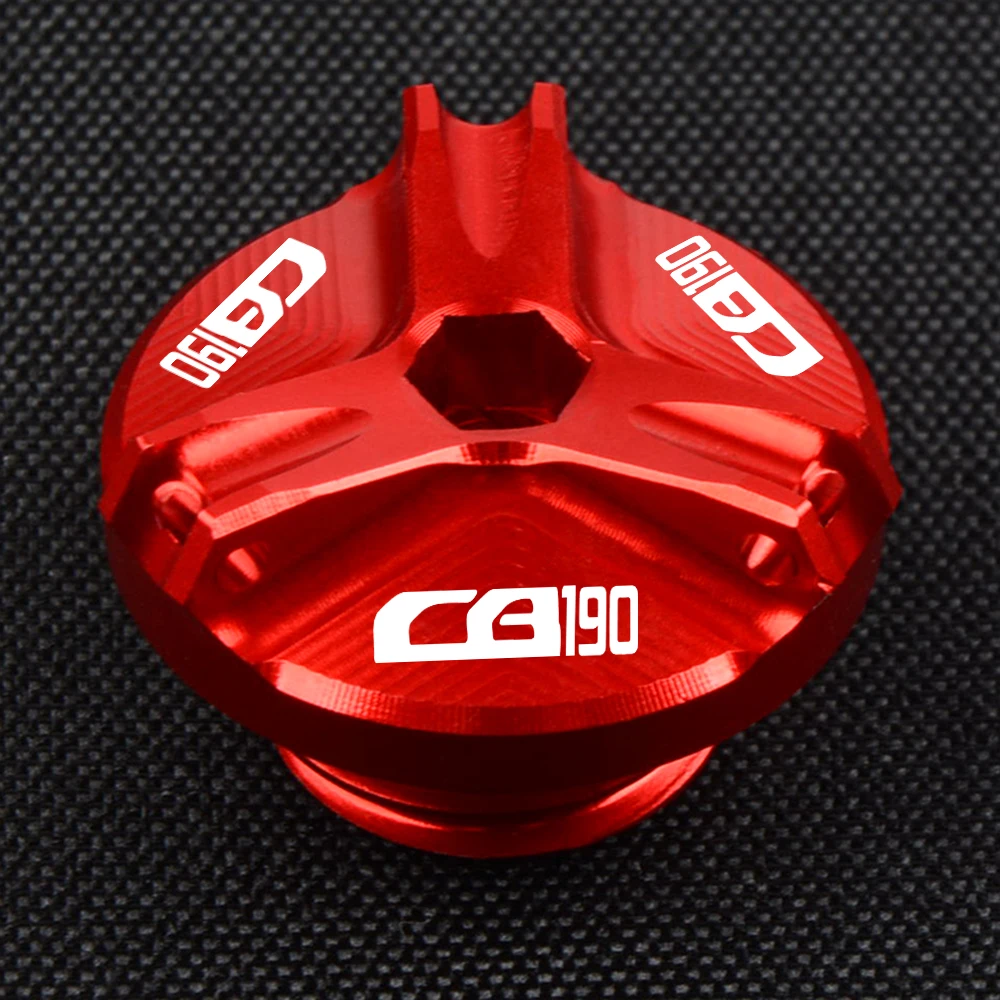 Motorcycle Accessories Engine Oil Cup Plug Cover For Honda CB 190 CB190 2015-2018 2016 2017 CNC Aluminum Oil Filler Cap Screw
Motorcycle Accessories Engine Oil Cup Plug Cover For Honda CB 190 CB190 2015-2018 2016 2017 CNC Aluminum Oil Filler Cap Screw