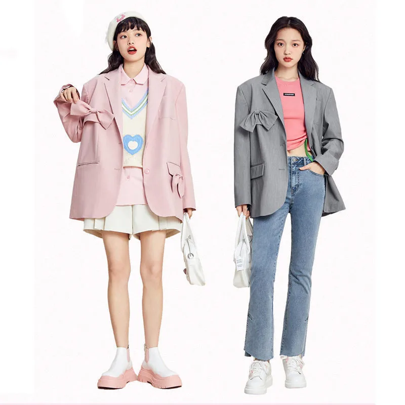 Модный Новый Романтический Блейзер UNXX с бантом и декором, универсальный осенний Блейзер 2021, женская дизайнерская Высококачественная офисная Дамская куртка для девушек
Модный Новый Романтический Блейзер UNXX с бантом и декором, универсальный осенний Блейзер 2021, женская дизайнерская Высококачественная офисная Дамская куртка для девушек