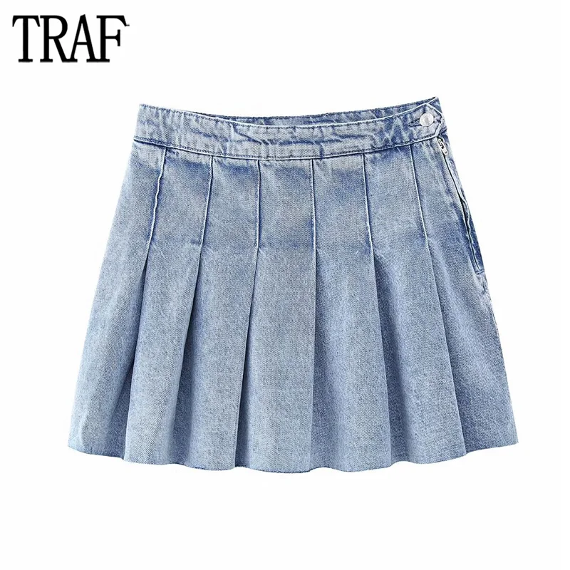 TRAF Denim Mini Skirts for Women Blue Pleated Skirt Women Faded High Waist Skirts Woman Fashion 2023 Summer Short Skirt Women
TRAF Denim Mini Skirts for Women Blue Pleated Skirt Women Faded High Waist Skirts Woman Fashion 2023 Summer Short Skirt Women