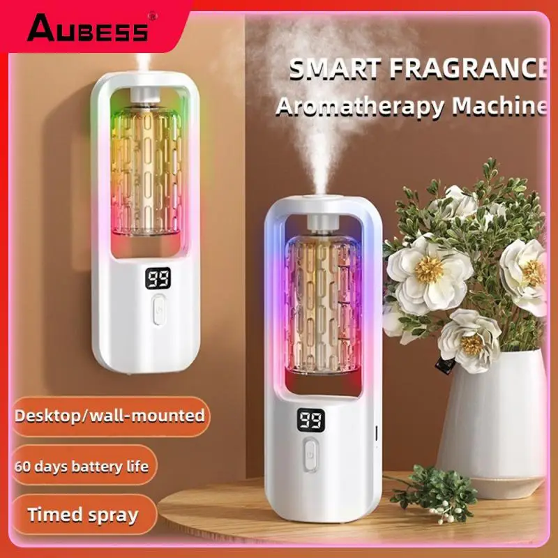 2/4/5PCS Two Styles Fragrance Sprayer Five Fragrance Spray Modes Desktop And Wall-mounted Dual-purpose Rechargeable Humidifier
2/4/5PCS Two Styles Fragrance Sprayer Five Fragrance Spray Modes Desktop And Wall-mounted Dual-purpose Rechargeable Humidifier