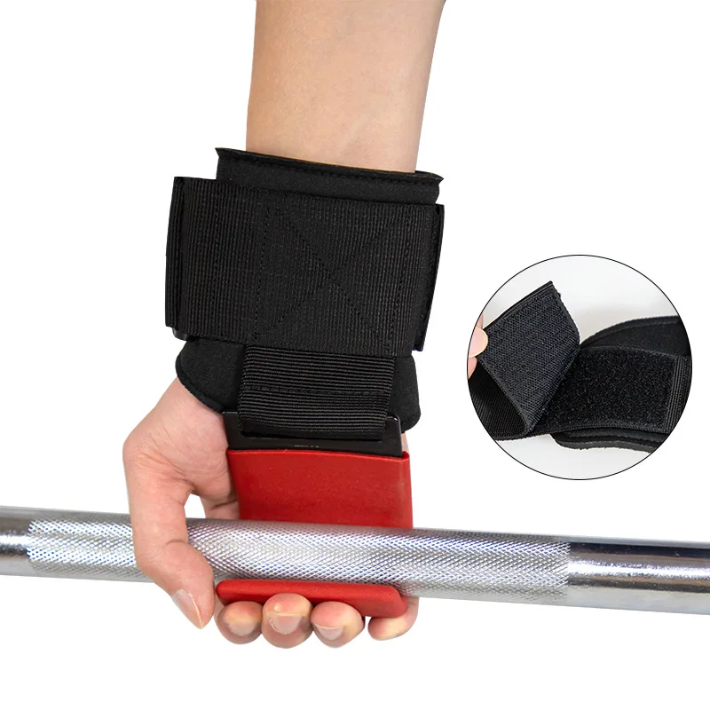 Weight Lifting Hook Grips With Wrist Wraps Hand-Bar Wrist Strap Gym Fitness Hook Weight Strap Pull-Ups Power Lifting Gloves
Weight Lifting Hook Grips With Wrist Wraps Hand-Bar Wrist Strap Gym Fitness Hook Weight Strap Pull-Ups Power Lifting Gloves