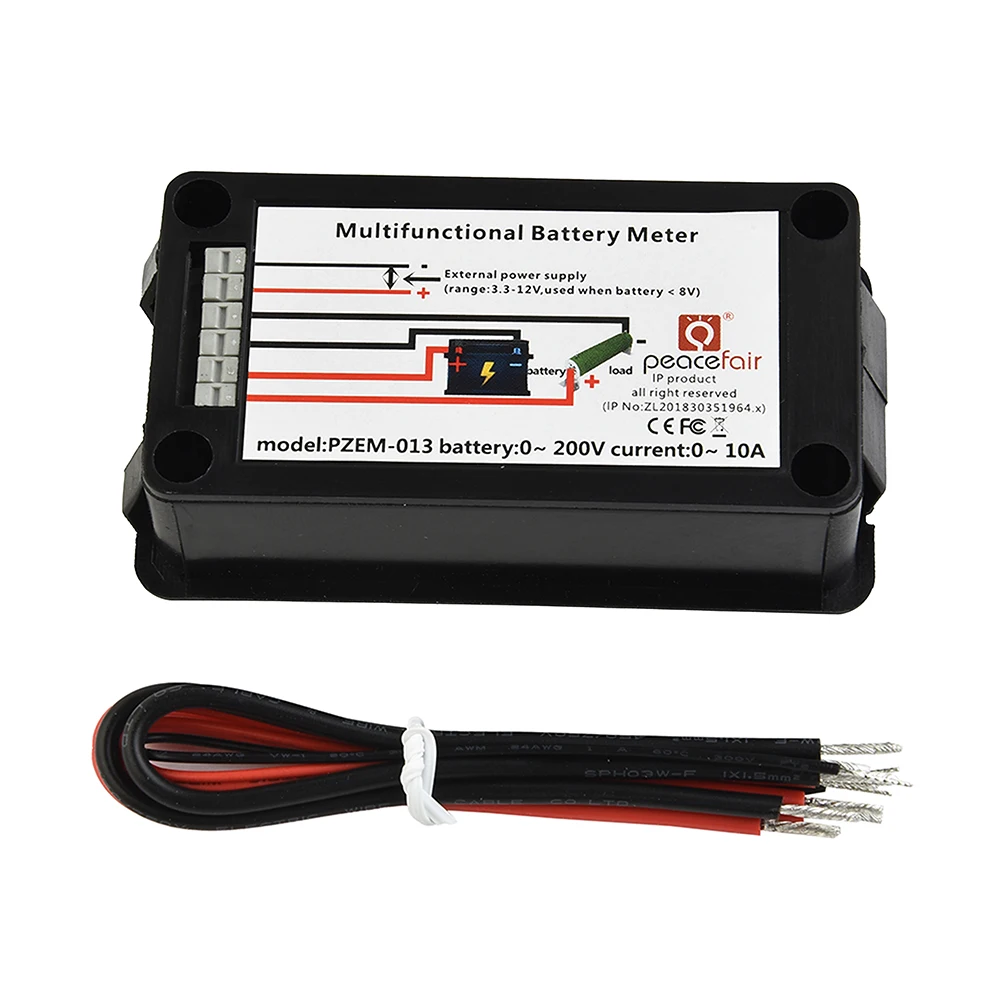 Durable Battery Tester DC Ammeter Black Current DC Ammeter Digital Display Monitoring For Vehicle Monitor Meter
Durable Battery Tester DC Ammeter Black Current DC Ammeter Digital Display Monitoring For Vehicle Monitor Meter