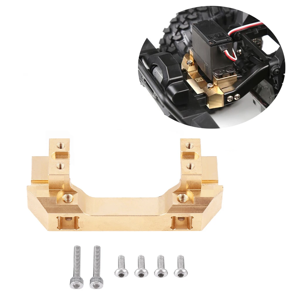 Copper front bumper mounting attachment forward servo mounting bracket for 1/10 RC Traxxas TRX-4 servo repositioning Counterweig
Copper front bumper mounting attachment forward servo mounting bracket for 1/10 RC Traxxas TRX-4 servo repositioning Counterweig