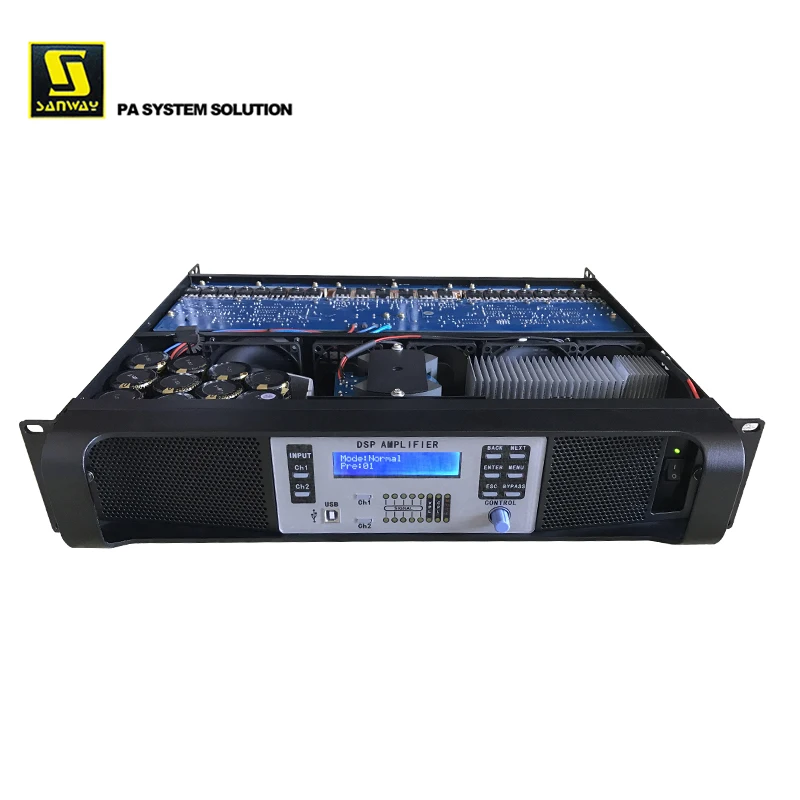 DSP-14K Sanway 2CH 14000W Digital DSP Audio Power Amplifier for Subwoofer 
DSP-14K Sanway 2CH 14000W Digital DSP Audio Power Amplifier for Subwoofer