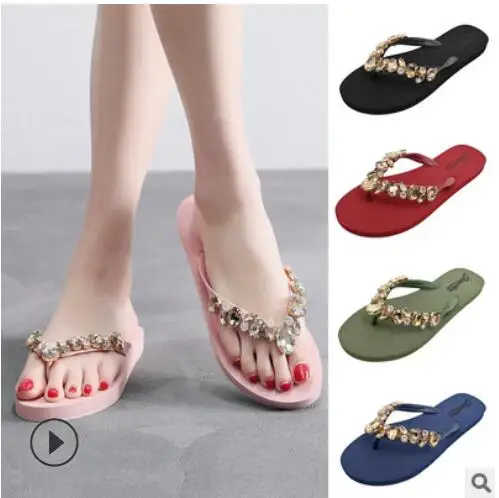 Fashion Women Sliders 2022 Style Big Size 35-40 Female Slipper Outdoor Non-slip Wear Resitant Rhinestone Peep Toe Womens Slipper
Fashion Women Sliders 2022 Style Big Size 35-40 Female Slipper Outdoor Non-slip Wear Resitant Rhinestone Peep Toe Womens Slipper