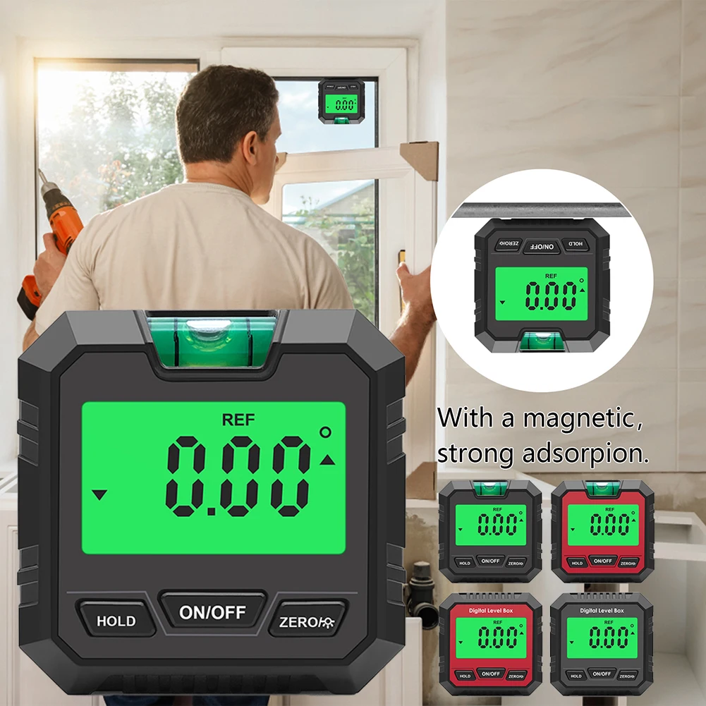 Universal Digital Level Protractor Inclinometer Magnetic Base Digital Angle Gauge With Backlight Level Tester Measuring Tool
Universal Digital Level Protractor Inclinometer Magnetic Base Digital Angle Gauge With Backlight Level Tester Measuring Tool