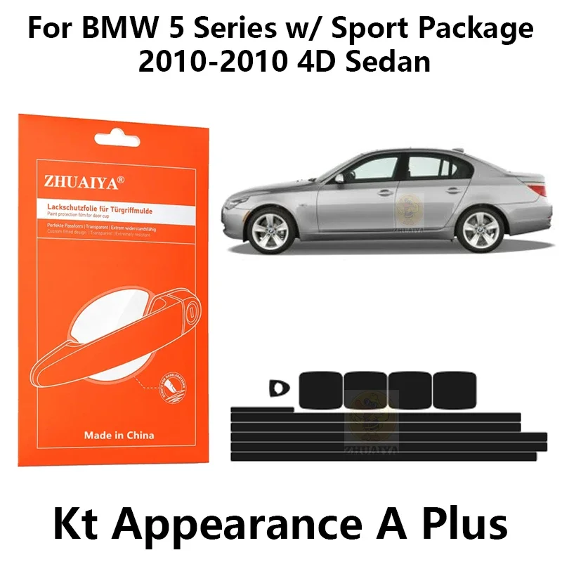 ZHUAIYA Door Edge Guards Door Handle Cup Paint Protection Film TPU PPF For BMW 5 Series w/ Sport Package2010-2010 4D Sedan
ZHUAIYA Door Edge Guards Door Handle Cup Paint Protection Film TPU PPF For BMW 5 Series w/ Sport Package2010-2010 4D Sedan