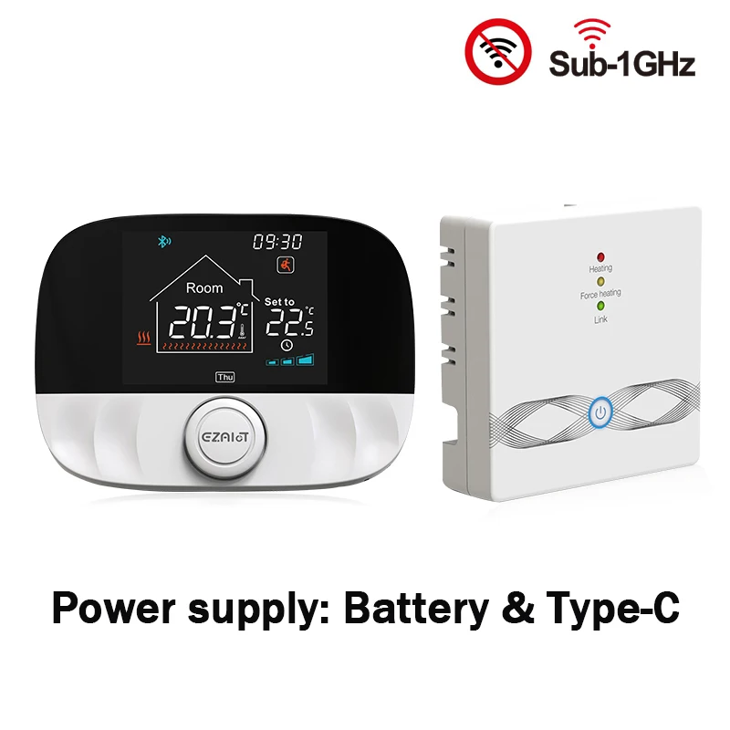 Беспроводной термостат T9N для газового котла
Беспроводной термостат T9N для газового котла