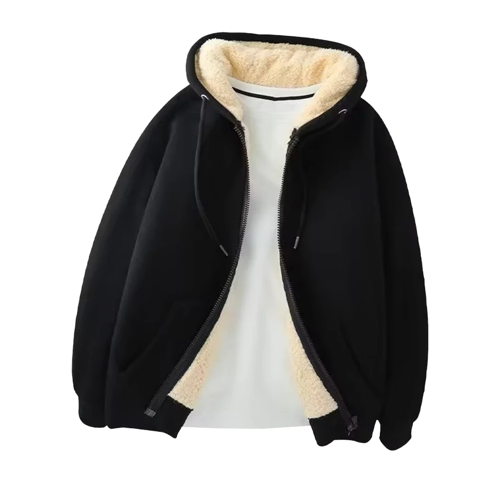 Men's Hoodies Cardigans High Quality Padded Fleece Lined Hoodie Hooded Warm Jackets Full Zip Up Coats Overcoat
Men's Hoodies Cardigans High Quality Padded Fleece Lined Hoodie Hooded Warm Jackets Full Zip Up Coats Overcoat