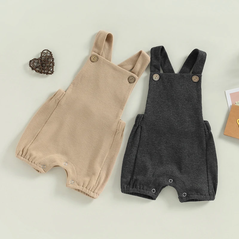 Summer Infant Girls Boys Casual Jumpsuit For Newborn Sleeveless Suspender Pants with Pockets Toddler Overalls Baby Clothing 
Summer Infant Girls Boys Casual Jumpsuit For Newborn Sleeveless Suspender Pants with Pockets Toddler Overalls Baby Clothing