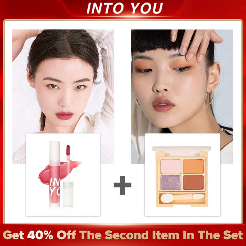 INTO YOU Face Makeup Set Moisturizing Liquid Lipstick Matte Lip Gloss 4 Colors Eyeshadow Palette Lip Eye Makeup For Women
INTO YOU Face Makeup Set Moisturizing Liquid Lipstick Matte Lip Gloss 4 Colors Eyeshadow Palette Lip Eye Makeup For Women