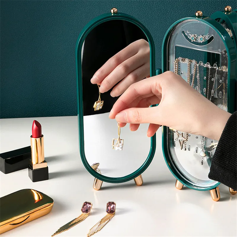 Шкатулка для хранения ювелирных изделий, органайзер-подставка для сережек, браслетов, ожерелий, Складная портативная пластиковая коробка н...
Шкатулка для хранения ювелирных изделий, органайзер-подставка для сережек, браслетов, ожерелий, Складная портативная пластиковая коробка н...