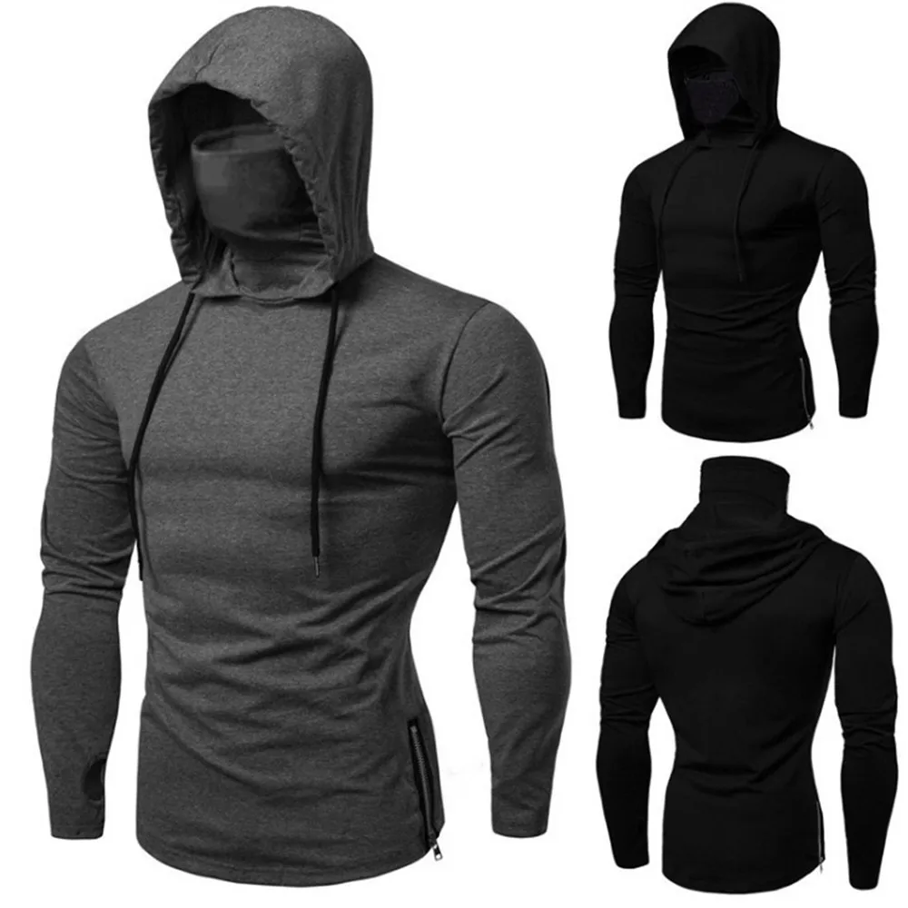 Men Fitness Sports Comfortable Sweater Elastic Fitness Men's Face Covering Sunscreen Short Sleeve T-Shirt Casual Top Long Sleeve
Men Fitness Sports Comfortable Sweater Elastic Fitness Men's Face Covering Sunscreen Short Sleeve T-Shirt Casual Top Long Sleeve