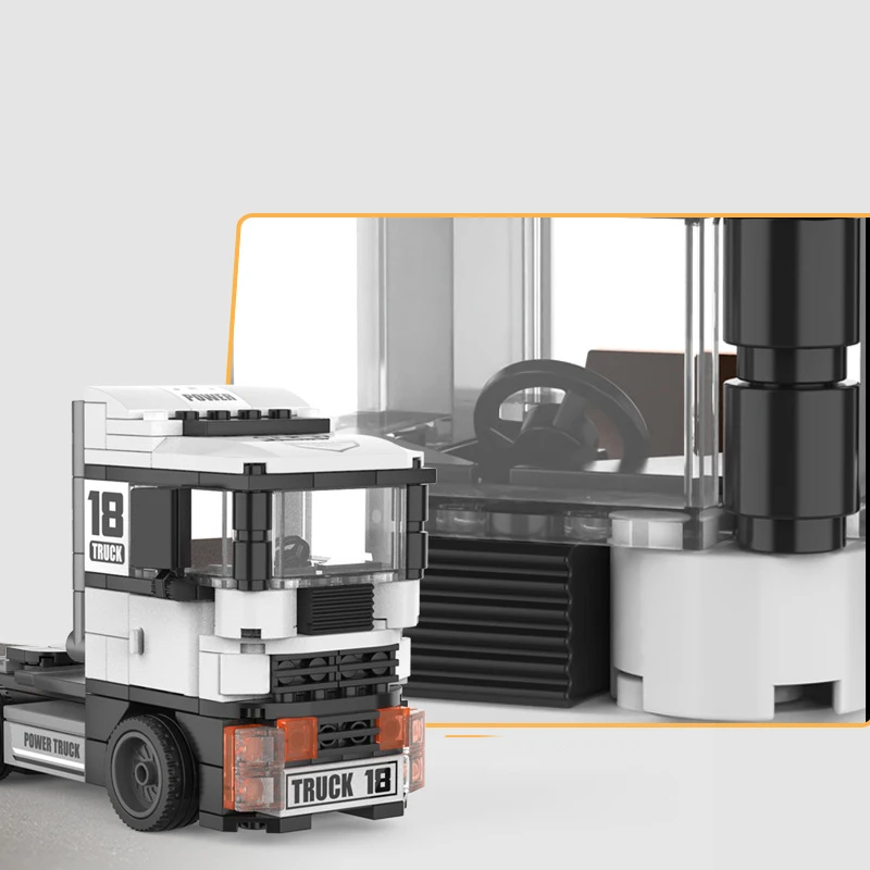 Cargo Transport Vehicle Model Pull Back Car Trailer Truck Building Block Set Classic Mini Bricks Compatible City Children Toys
Cargo Transport Vehicle Model Pull Back Car Trailer Truck Building Block Set Classic Mini Bricks Compatible City Children Toys