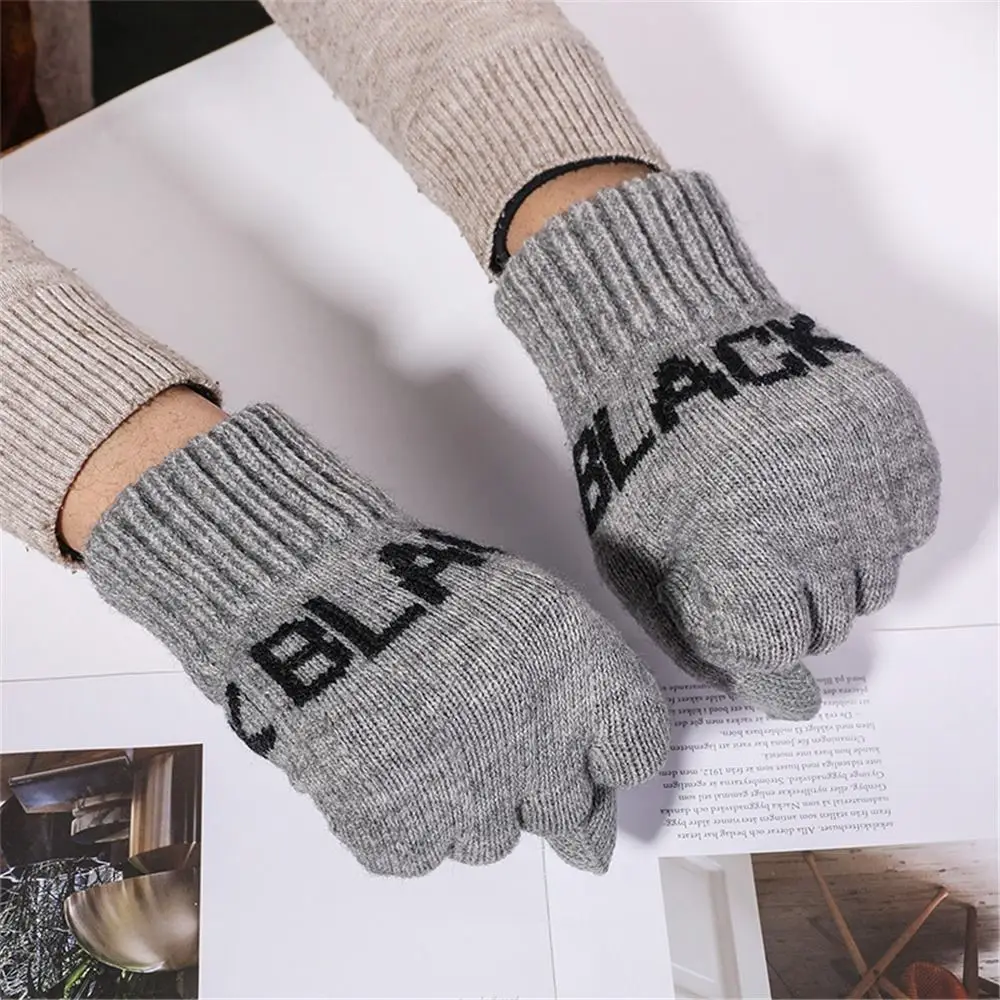 Men Winter Warm Fluffy Gloves Touch Screen Knitted Mittens Boys Outdoor Cycling Driving All Finger Gloves
Men Winter Warm Fluffy Gloves Touch Screen Knitted Mittens Boys Outdoor Cycling Driving All Finger Gloves