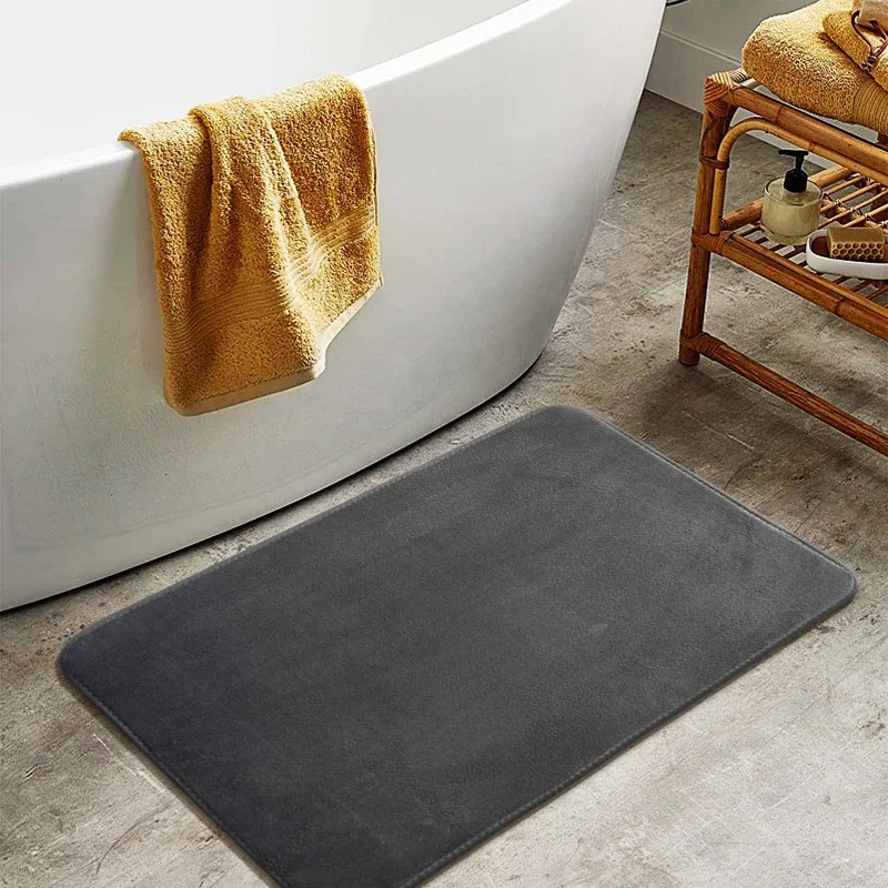Toilet Absorbent Foot Mat Coral Velvet Bathroom Floor Mat Thickened Sponge Door Mat Simple Carpet Floor Mat Blanket
Toilet Absorbent Foot Mat Coral Velvet Bathroom Floor Mat Thickened Sponge Door Mat Simple Carpet Floor Mat Blanket
