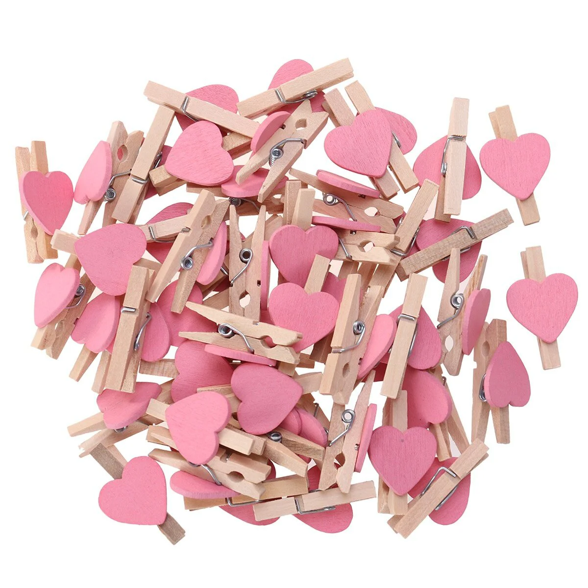 50pcs clothes Heart- Shaped Wooden Clothespin Craft Photo Clips Photo Paper Pegs for Scrapbooking Wood Crafts Wedding
50pcs clothes Heart- Shaped Wooden Clothespin Craft Photo Clips Photo Paper Pegs for Scrapbooking Wood Crafts Wedding