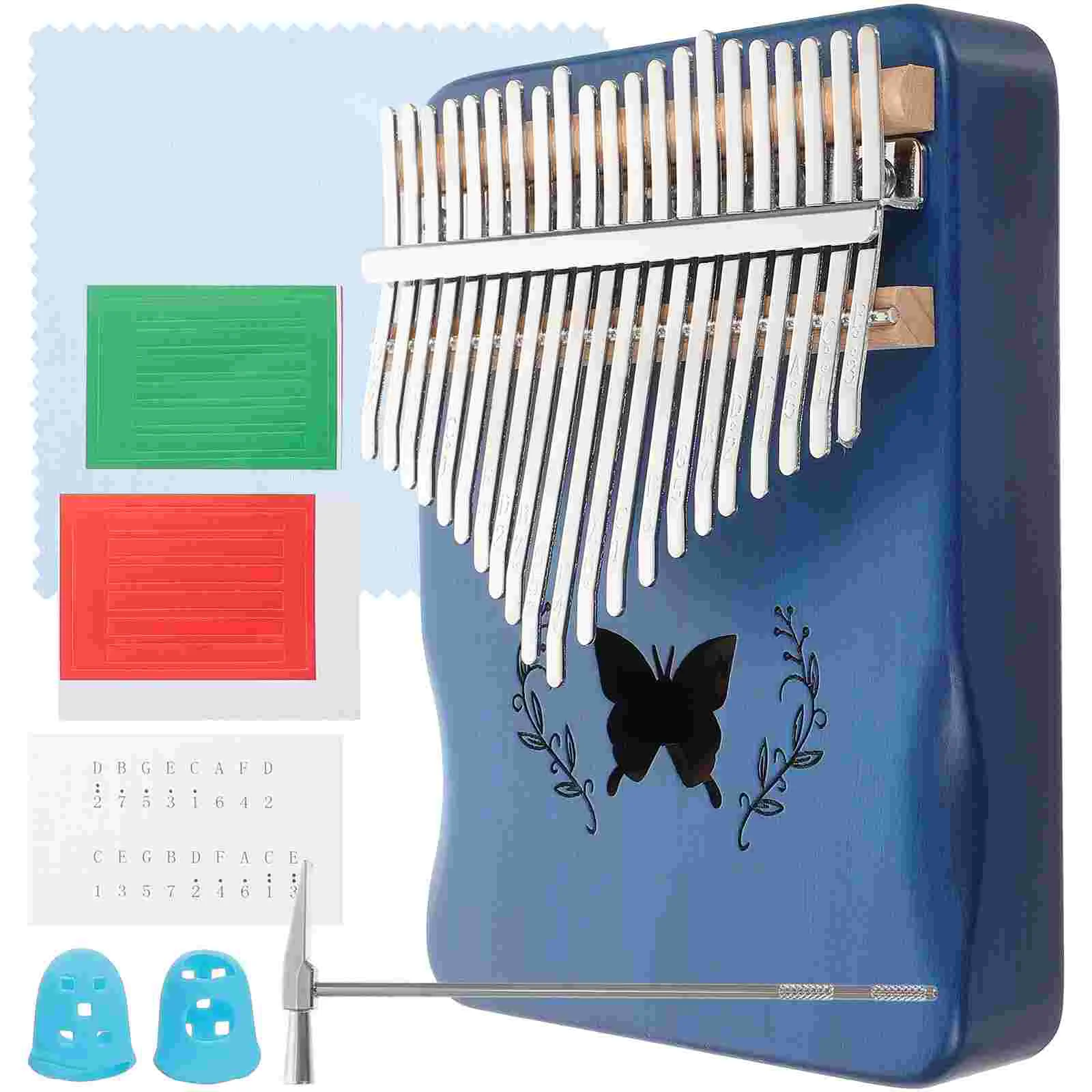 21 Tone Thumb Piano Kids Musical Toy Instrument Finger Kalimba Wooden Square Mbira Delicate Hand Child Portable
21 Tone Thumb Piano Kids Musical Toy Instrument Finger Kalimba Wooden Square Mbira Delicate Hand Child Portable