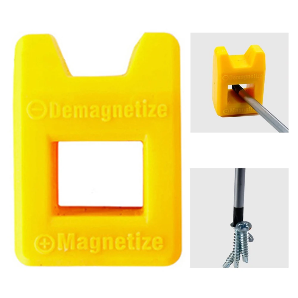 1pcs Magnetizer Demagnetizer 2 In 1 Demagnetizer Magnetism Magnetizer Plastic Screwdriver 29*40*19mm Change Magnetism Tool
1pcs Magnetizer Demagnetizer 2 In 1 Demagnetizer Magnetism Magnetizer Plastic Screwdriver 29*40*19mm Change Magnetism Tool